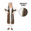 fun shack Brown Shepherd Costume for Kids, Boys Shepherd Costume, Christmas Costumes for Kids, Boys Nativity Costumes, Large view 4