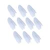 Hoerev White, Pack of 10, Single Color Dancing and Juggling Scarves (Approx. 24" X 24") view 1
