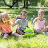 Fubbles Bubbles No-Spill Big Bubble Bucket in Green | Bubbles for Toddlers and Kids of All Ages | Includes Fubbles Bubbles Bucket and 3 Bubble Wands, Made in The USA view 4