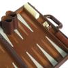 15" Deluxe Backgammon Set - Travel Case - Brown Board - Classic Board Games view 3