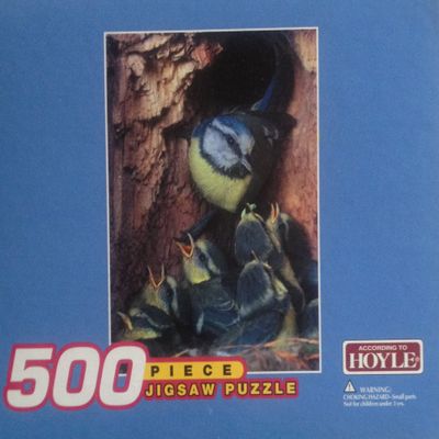 "Mother Bird and Her Chicks" 500 Piece Puzzle