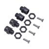 GTHELE 12mm to 17mm Wheel Hex Hub Adapter Extension Conversion for 1/10 RC Car and Upgrade 1/8 Tires view 2