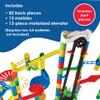 MindWare Marble Run 110 Piece Building Set with 82 Track Pieces, 15 Marbles and Motorized Elevator view 3
