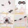 ATOYX Mini Drone for Kids & Beginners, Indoor Portable Hand Operated/RC Nano Helicopter Quadcopter,Birthday Children's Day Gift for Boys and Girls,Auto Hovering, Headless Mode & Remote Control, Red.4-blade design delivers greater stability view 2