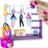 Off the Hook Style Studio, Fashion Fun Playset with 4-inch Small Doll and Fashions and Accessories, for Girls Aged 5 and Up view 4