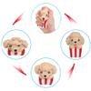 Anboor 4.3 Inches Squishies Dog Popcorn Squeeze Toys for Kids Kawaii Slow Rising Scented Stress Relief Toys Decorative Props view 3