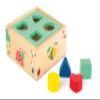 small foot wooden toys Small Foot Wooden Toys Shape-Fitting Activity Cube "Move it!" playset designed for children 12+ months, Multi (10944) view 3