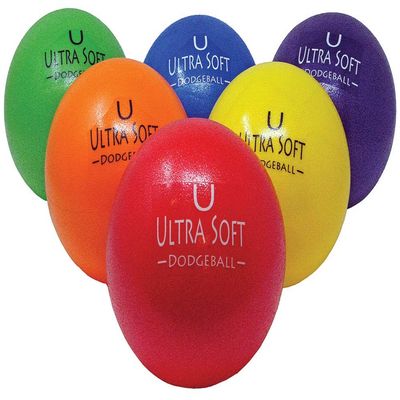 Great Lakes Sports Ultra Soft 6" Dodge Balls with Pick-Proof Covers, Inflatable