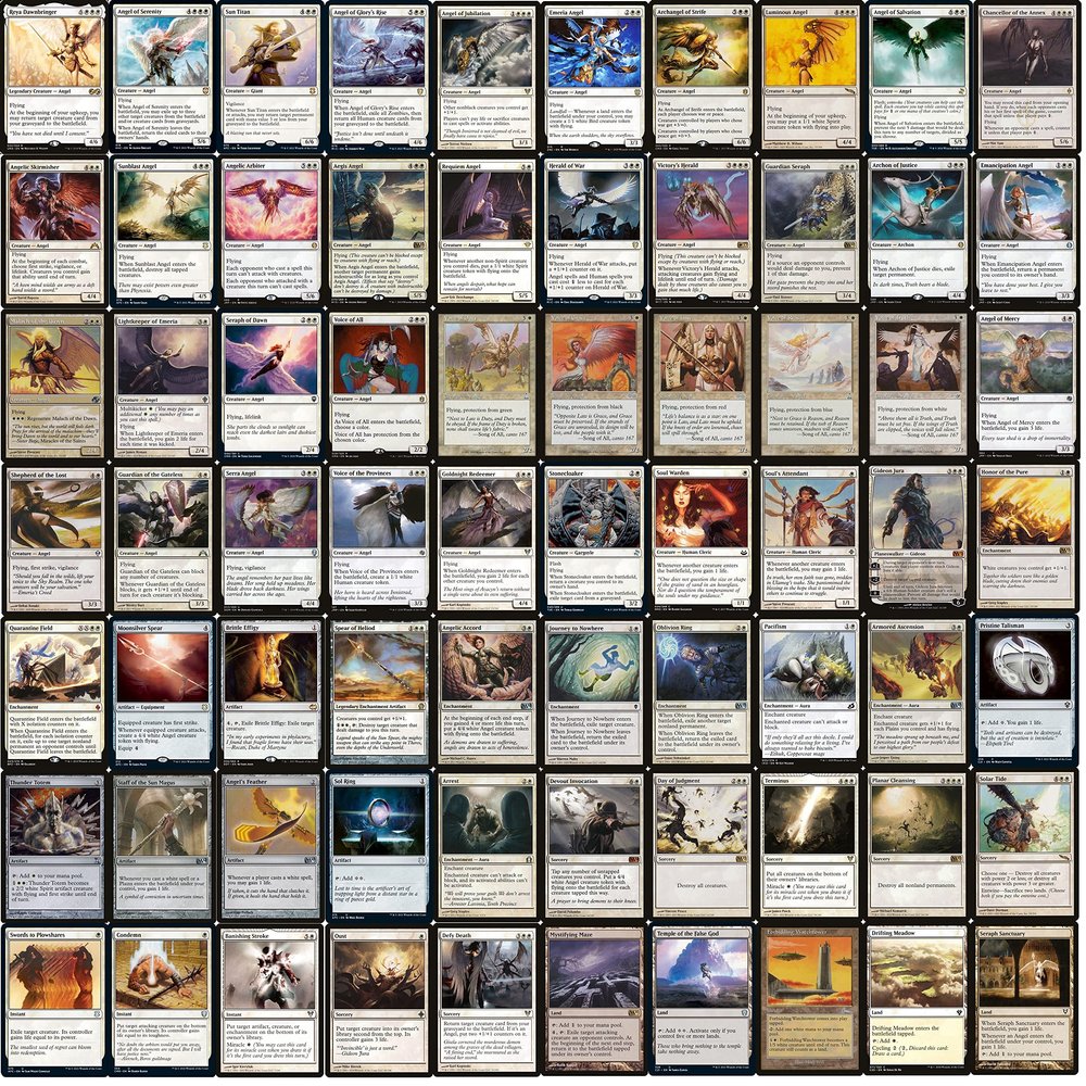 Angel Commander Deck - Custom Built - Elite - MTG - EDH - 100 Card