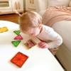 MAGNA-TILES Stardust 15-Piece Magnetic Construction Set, The ORIGINAL Magnetic Building Brand, 3-99 Years with 4 Mirrored Squares view 3