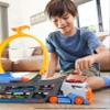 Hot Wheels Transporter Truck Mobile Playset Large Loop Collapsible Launcher Room for 18 Die-Cast 1:16 Vehicles Ages 3 and Up view 2
