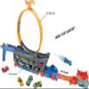 Hot Wheels Transporter Truck Mobile Playset Large Loop Collapsible Launcher Room for 18 Die-Cast 1:16 Vehicles Ages 3 and Up view 3