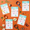 Juvale Nature Themed Scavenger Hunt Cards for Kids - Forest Scavenger Hunt Game for Kids Ages 4-8 - Camping Crafts & Outdoor Games - Party Favor Pack - Pack of 50, 5 x 7 in, Paper view 2