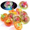 PROLOSO 100 Pcs Light Up Spinning Tops LED Flashing Spinners with Gyroscope view 2