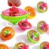 PROLOSO 100 Pcs Light Up Spinning Tops LED Flashing Spinners with Gyroscope view 3