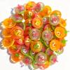 PROLOSO 100 Pcs Light Up Spinning Tops LED Flashing Spinners with Gyroscope view 4