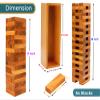 BSIRI Wooden Tumbling Tower Family Game for Senior and Adult and Classic Stacking Party Block for Challenging Your Skills Wood Stack Towers Wooden Board Seniors Games for Adults view 4