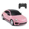 RASTAR Beetle Remote Control Car, 1:24 Scale Beetle RC Toy Car for Kids, Pink Beetle view 1