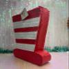 APINATA4U 20" Large Red & White Hat Pinata - Stand Tall and Stand Out with this Festive Fiesta Decoration! view 2