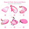 Costzon Princess Pop Up Tent w/ 100 Balls Included, Foldable Portable Children Play Tent with Carrying Bag, Indoor Outdoor Use, Playhouse Ball Pit for Toddlers Girls Boys Gift view 3