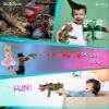 Mozlly Light Up Sonic Military Toy Gun - Light Up Guns for Kids with Sound, Military Camouflage Ranger Force Army Toy Gun, Great Party Favor Gun Toy and Costume Prop - 11.5 Inch, Color May Vary view 3