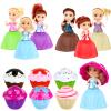 Christoy 12PCS Mini Beautiful Cake Doll Toy Surprise Cupcake Princess Doll Toys for Children Kid Transformed Scented Girls Funny Game Gift (12PCS) view 2
