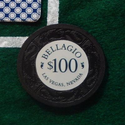 Ocean's Eleven $100 Bellagio Casino Chip Original Movie Prop