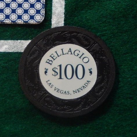 Ocean's Eleven $100 Bellagio Casino Chip Original Movie Prop