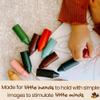 Honeysticks 100% Pure Beeswax Crayons Natural, Non Toxic, Safe for Toddlers, Kids and Children, Handmade in New Zealand, for 1 Year Plus (12 Pack with Book) Best Gift view 4