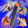 BOROLA 2Pcs Replacement Reload Clip 12-Round Refill Magazine Reload Clip Compatible for Nerf Rival Apollo XV-700 Rival Zeue XV-1200 (Black) view 4