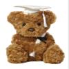 Aurora Commemorative Graduation Wagner Bear Stuffed Animal - Soft Keepsake for Graduates - A Gift of Affection to Express Congratulations - White Cap 7 Inches view 1