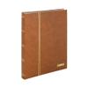 Stockbook STANDARD, brown, unpadded, 32 white pages, glassine strips, 9,05x12,00 inches view 2