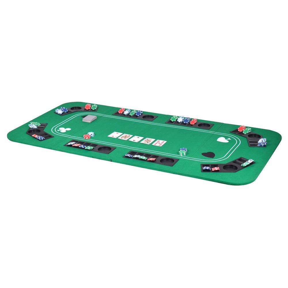 Hathaway No Limit 3-in-1 Portable Casino Tabletop, Black/Green