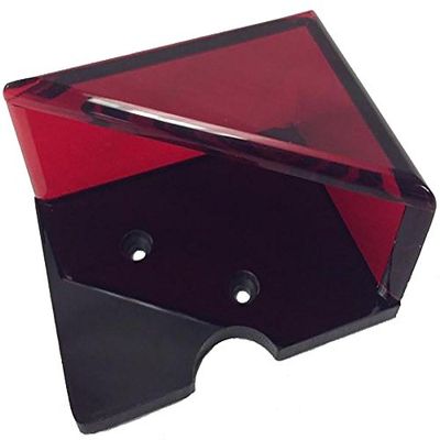 New 2 Deck CASINO BLACKJACK DEALER'S RED TRANSPARENT DISCARD TRAY CASINO STYLE