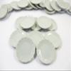 10x35mm White Round Plate Dish Dollhouse Miniature Ceramic Kitchenware 1:6 10842 view 1