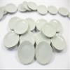 10x35mm White Round Plate Dish Dollhouse Miniature Ceramic Kitchenware 1:6 10842 view 3
