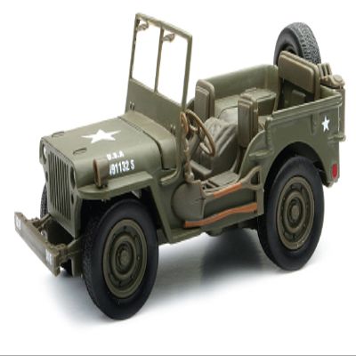 Jeep Willys U.S.A. Army Green 1/32 Diecast Model Car by New Ray