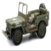 Jeep Willys U.S.A. Army Green 1/32 Diecast Model Car by New Ray view 1