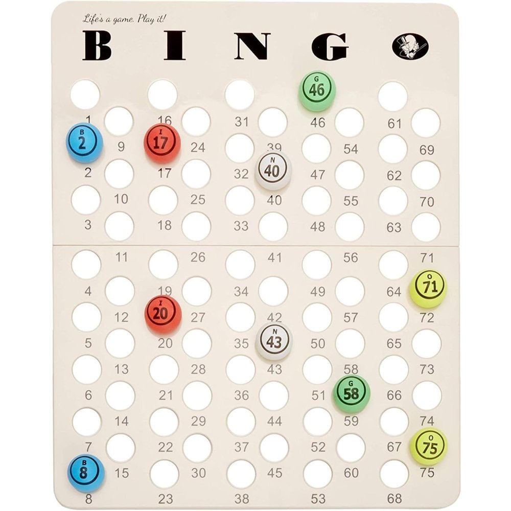 MR CHIPS Professional Bingo Game Master Board for Ping Pong Balls