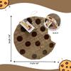 APINATA4U Chocolate Chip Cookie Bite Pinata, Milk & Cookies Themed Birthday Party Supplies, Fun Decoration for Baby Shower or, Birthday Decoration, 16 X 16 X 4 Inches view 3