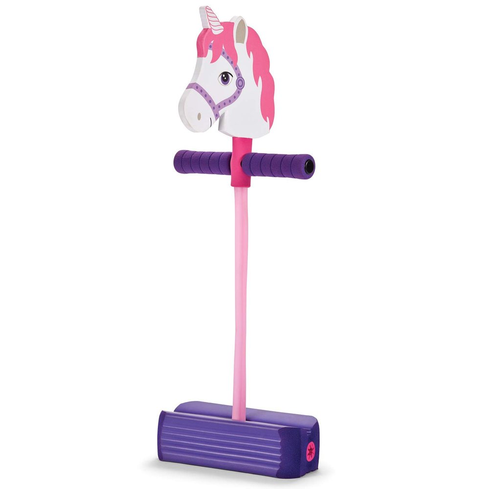 Kidoozie Foam Unicorn Pogo Jumper Fun and Safe Toy for Kids 4+ - Promotes Active Play - Indoor & Outdoor Use