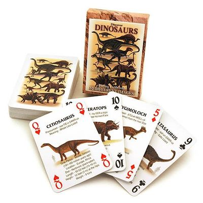 SEA and SKY Discover Dinosaurs Playing Cards