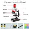 Science Kits for Kids Beginner Microscope with LED 100X 400X and 1200X-Include Sample Prepared Slides (1) view 4