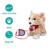 Cuddle Barn - Walking Buddies Tobey | Animated Dog Stuffed Animal Plush Toy Walks, Wags Tail, and Says Playful Phrases, 11 inches view 2