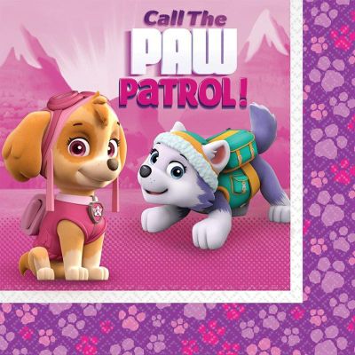 American Greetings Paw Patrol, Lunch Napkins, 16-Count