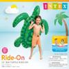 INTEX Lil' Sea Turtle Inflatable Pool Float: Animal Pool Toy For Kids  2 Heavy-Duty Handles  88lb Weight Capacity  59" x 50"  For Ages 3+ view 4