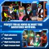 ALLOMN night vision goggles for kids, kids night vision goggles with Adjustable Flip-Out LED Lens for Racing, Bicycling, Skiing & Outdoor Adventures to Protect Eyes view 2