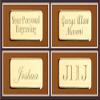 Alex Cramer Travel Domino Set with Caramel Leather Case - Tournament Traveler Personalized - No Spinners Domino Set - 28 Indestructible Double-Six Dominoes with Personalized Brass Plate view 3