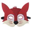 3 Piece Felt masks animal Halloween masks Dress-Up party accessory Parent-child game(Lion Fox Monkey) view 3