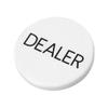 MRC Lot of 10pcs 2" White Plastic Dealer Poker Button view 1